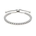 Silberarmband mit Zirkonia Steine Tennisarmband Wasserfest