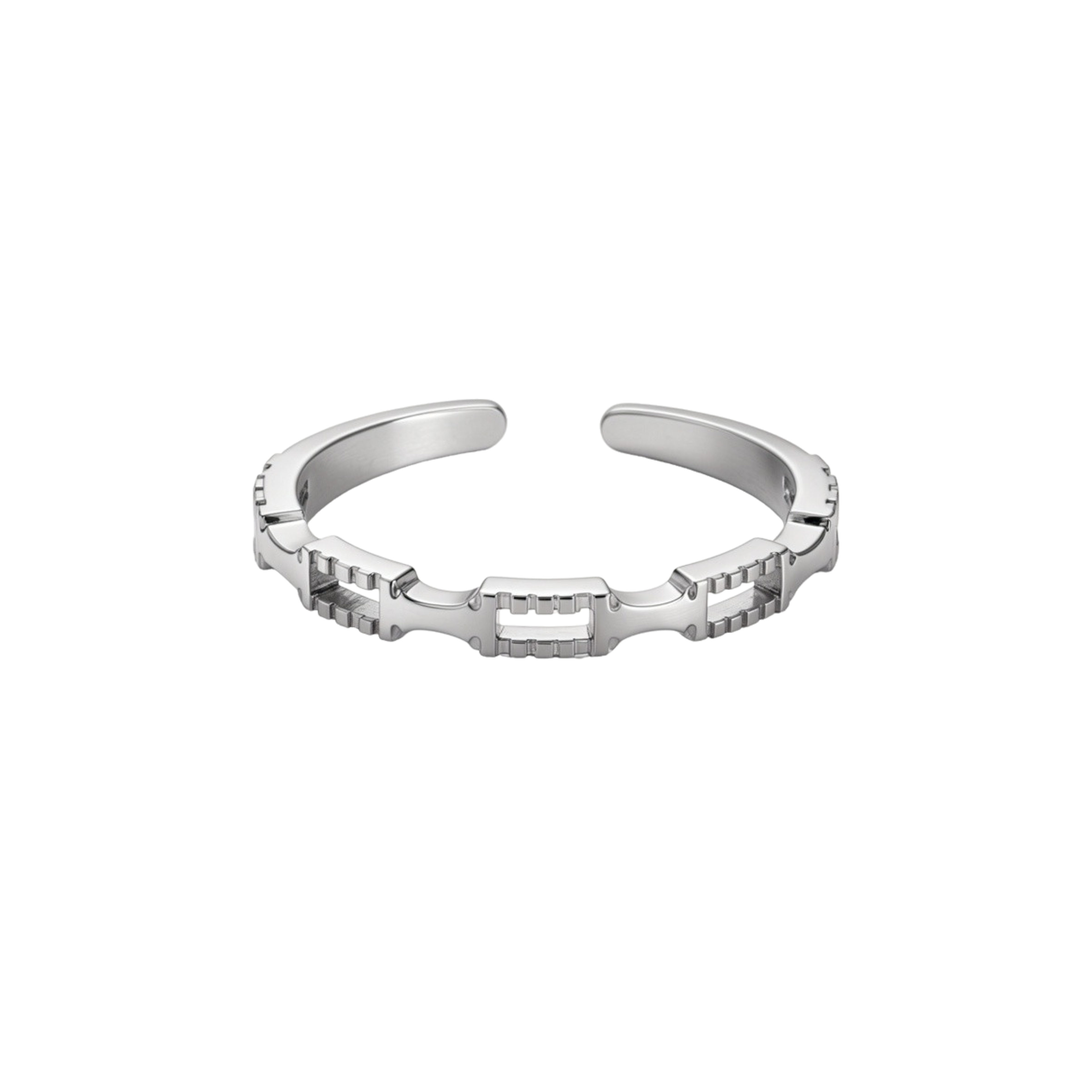 Ring Silber Minimalistisch Wasserfest 